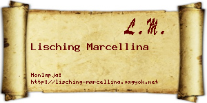 Lisching Marcellina névjegykártya